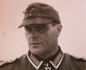 Preview: Portrait mir unbekannter Ritterkreuzträger - neuzeitlicher Abzug